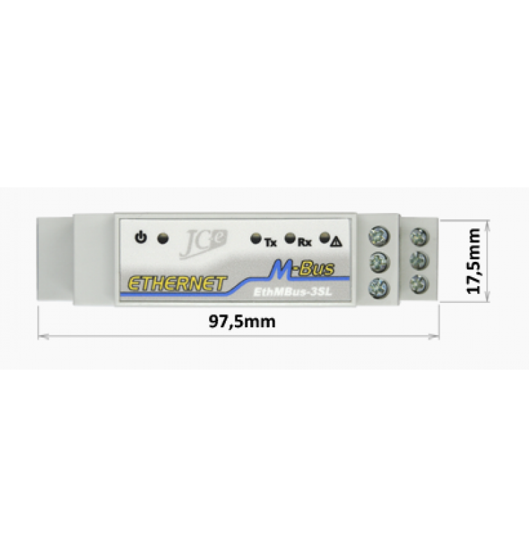 Ethernet to M-Bus converter [EthMBus-3SL SMART]