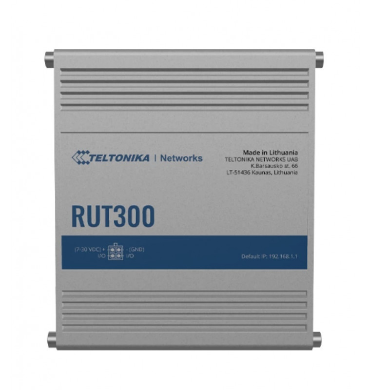 DIN Rail INDUSTRIAL ETHERNET ROUTER RUT300