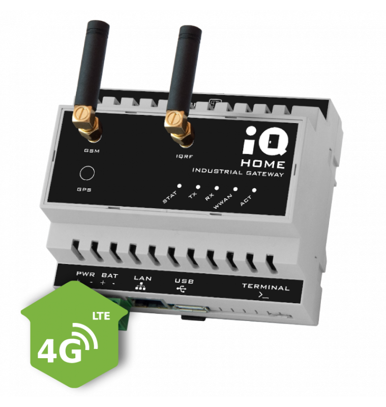 Industrial Gateway with 4G/LTE connection [GW-IND-01-4GO]