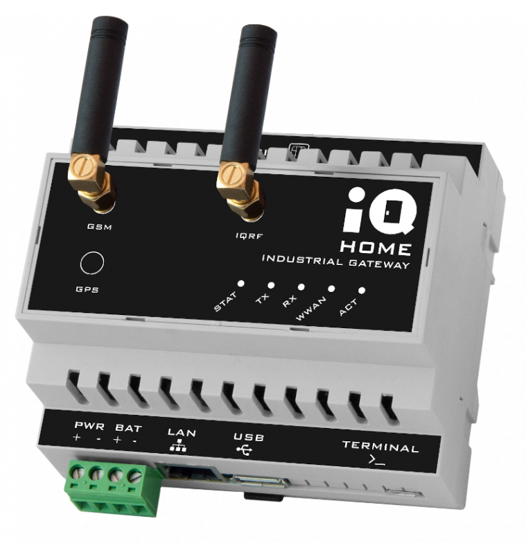Industrial Gateway with Ethernet + 4G/LTE connection [GW-IND-01-4G]